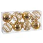 Boules de Noël Doré Plastique 8 x 8 x 8 cm (8 Unités) de BigBuy Christmas, Noël - Réf : S8803784, Prix : 7,74 €, Remise : %