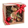 Castiçal Natalício Multicolor Dourado Metal Plástico 15 x 15 x 10 cm de BigBuy Christmas, Candelabros e suportes para velas -...