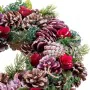 Couronne de Noël Rouge Multicouleur Plastique Foam Ananas 35 x 35 x 9 cm de BigBuy Christmas, Noël - Réf : S8803816, Prix : 1...