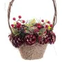 Weihnachtsschmuck Rot Bunt Rattan Kunststoff Foam Ananas Korb 21 x 21 x 30 cm von BigBuy Christmas, Weihnachten - Ref: S88038...