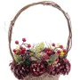 Weihnachtsschmuck Rot Bunt Rattan Kunststoff Foam Ananas Korb 21 x 21 x 30 cm von BigBuy Christmas, Weihnachten - Ref: S88038...