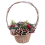 Christmas bauble Red Multicolour Rattan Plastic Foam Pineapples Basket 21 x 21 x 30 cm by BigBuy Christmas, Christmas - Ref: ...