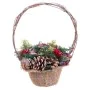 Christmas bauble Red Multicolour Rattan Plastic Foam Pineapples Basket 21 x 21 x 30 cm by BigBuy Christmas, Christmas - Ref: ...