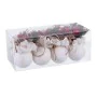 Boules de Noël Blanc Multicouleur Velours côtelé Foam 6 x 6 x 6 cm (8 Unités) de BigBuy Christmas, Noël - Réf : S8803845, Pri...