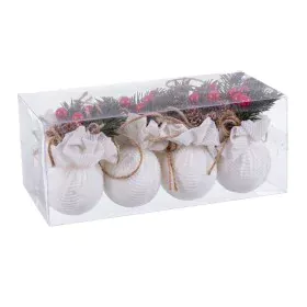 Bolas de Natal Branco Multicolor Bombazina Foam 6 x 6 x 6 cm (8 Unidades) de BigBuy Christmas, Natal - Ref: S8803845, Preço: ...