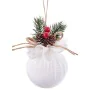 Boules de Noël Blanc Multicouleur Velours côtelé Foam 6 x 6 x 6 cm (8 Unités) de BigBuy Christmas, Noël - Réf : S8803845, Pri...