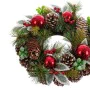 Advent wreathe Red Green Multicolour Plastic Foam Pineapples 30 x 30 cm by BigBuy Christmas, Christmas - Ref: S8803855, Price...