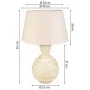 Desk lamp Alexandra House Living Cream Iron 25 x 63 x 25 cm by Alexandra House Living, Bedside and Table Lamps - Ref: D163116...