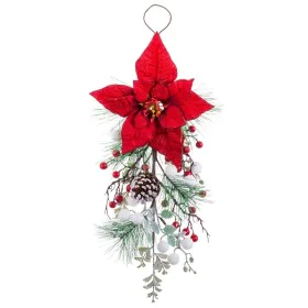 Appendino per Porte Natale Rosso Multicolore Plastica Tessuto Ananas 60 cm di BigBuy Christmas, Natale - Rif: S8803886, Prezz...