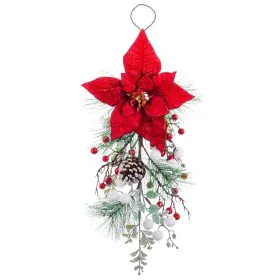 Appendino per Porte Natale Rosso Multicolore Plastica Tessuto Ananas 60 cm di BigBuy Christmas, Natale - Rif: S8803886, Prezz...