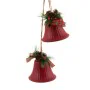 Adorno Navideño Rojo Multicolor Metal Plástico Fibra Campanas 14 x 9 x 47 cm de BigBuy Christmas, Navidad - Ref: S8803919, Pr...