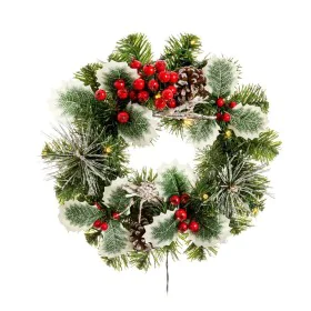 Couronne de Noël PVC Multicouleur 30 x 30 x 10 cm de BigBuy Christmas, Noël - Réf : S8803929, Prix : 18,89 €, Remise : %