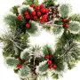 Couronne de Noël PVC Multicouleur 30 x 30 x 10 cm de BigBuy Christmas, Noël - Réf : S8803929, Prix : 18,89 €, Remise : %