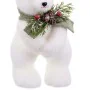 Adorno Natalício Branco Multicolor Plástico Polyfoam Tecido Urso 13 x 15 x 30 cm de BigBuy Christmas, Natal - Ref: S8803967, ...