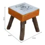 Stool Alexandra House Living Mango wood 44 x 45 x 44 cm by Alexandra House Living, Sofas and chairs - Ref: D1631173, Price: 7...