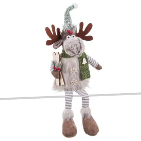 Christmas bauble Multicolour Sand Fabric Reindeer 18 x 11 x 60 cm by BigBuy Christmas, Christmas - Ref: S8804060, Price: 20,6...