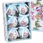 Boules de Noël Multicouleur Polyfoam Bonhomme de Neige 7,5 x 7,5 x 7,5 cm (6 Unités) de BigBuy Christmas, Noël - Réf : S88040...