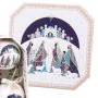 Bolas de Navidad Multicolor Polyfoam Reyes Magos 7,5 x 7,5 x 7,5 cm (5 Unidades) de BigBuy Christmas, Navidad - Ref: S8804064...