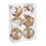 Boules de Noël Doré Plastique 8 cm (6 Unités) de BigBuy Christmas, Noël - Réf : S8804066, Prix : 10,64 €, Remise : %