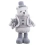 Adorno Natalício Branco Cinzento Metal Tecido Urso polar 20 x 10 x 33 cm de BigBuy Christmas, Natal - Ref: S8804080, Preço: 2...