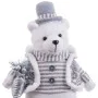 Adorno Natalício Branco Cinzento Metal Tecido Urso polar 20 x 10 x 33 cm de BigBuy Christmas, Natal - Ref: S8804080, Preço: 2...