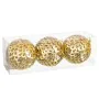 Boules de Noël Doré Plastique Polyfoam 10 x 10 x 10 cm (3 Unités) de BigBuy Christmas, Noël - Réf : S8804108, Prix : 8,60 €, ...