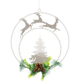 Décorations de Noël Multicouleur Métal Plastique 17,5 x 0,5 x 24 cm de BigBuy Christmas, Noël - Réf : S8804121, Prix : 14,99 ...