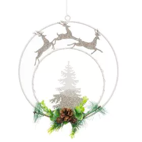 Christmas bauble Multicolour Metal Plastic 17,5 x 0,5 x 24 cm by BigBuy Christmas, Christmas - Ref: S8804121, Price: 14,99 €,...