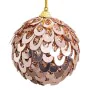 Boules de Noël Bronze Plastique Polyfoam 8 x 8 x 8 cm (4 Unités) de BigBuy Christmas, Noël - Réf : S8804125, Prix : 8,60 €, R...