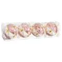 Bolas de Natal Branco Cor de Rosa Polyfoam Tecido 8 x 8 x 8 cm (4 Unidades) de BigBuy Christmas, Natal - Ref: S8804137, Preço...