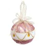 Boules de Noël Blanc Rose Polyfoam Tissu 6 x 6 x 6 cm (6 Unités) de BigBuy Christmas, Noël - Réf : S8804138, Prix : 7,94 €, R...