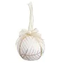 Boules de Noël Blanc Polyfoam Tissu 10 x 10 x 10 cm (3 Unités) de BigBuy Christmas, Noël - Réf : S8804145, Prix : 7,94 €, Rem...