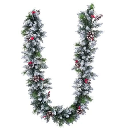 Christmas garland Green Multicolour Polyethylene Plastic Pineapples 270 cm by BigBuy Home, Christmas - Ref: S8804151, Price: ...