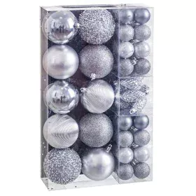 Bolas de Navidad Plateado (50 Unidades) de BigBuy Christmas, Navidad - Ref: S8804154, Precio: 18,89 €, Descuento: %