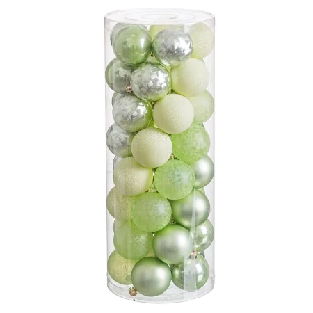 Christmas Baubles Green 6 x 6 x 6 cm (40 Units) by BigBuy Christmas, Christmas - Ref: S8804171, Price: 18,26 €, Discount: %