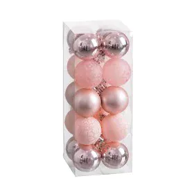 Bolas de Natal Cor de Rosa 5 x 5 x 5 cm (20 Unidades) de BigBuy Christmas, Natal - Ref: S8804178, Preço: 7,66 €, Desconto: %