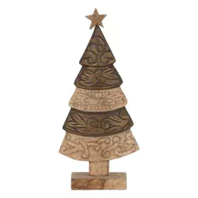 Decorazione Natalizia Marrone Legno di mango Albero di Natale 23,5 x 9 x 50 cm di BigBuy Christmas, Natale - Rif: S8804195, P...