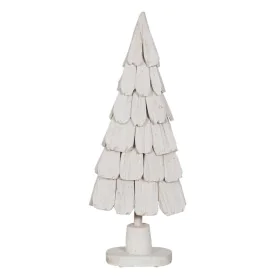 Árvore de Natal Branco Madeira de paulónia Árvore 38 x 20 x 100 cm de BigBuy Christmas, Natal - Ref: S8804200, Preço: 48,24 €...