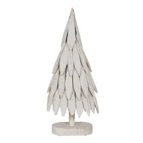 Árvore de Natal Branco Madeira de paulónia Árvore 26 x 18 x 70 cm de BigBuy Christmas, Natal - Ref: S8804202, Preço: 27,77 €,...