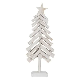 Árvore de Natal Branco Madeira de paulónia Árvore 34 x 11 x 90 cm de BigBuy Christmas, Natal - Ref: S8804204, Preço: 21,54 €,...