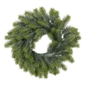 Couronne de Noël Vert PVC 37 x 37 cm de BigBuy Christmas, Noël - Réf : S8804216, Prix : 9,47 €, Remise : %