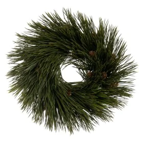 Couronne de Noël Vert PVC 27 x 27 cm de BigBuy Christmas, Noël - Réf : S8804218, Prix : 9,57 €, Remise : %