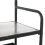 Hall Table with Drawers BRICK Coat rack Brown Black Iron 111 x 37 x 185 cm by BigBuy Home, Hallway Furniture Sets - Ref: S880...