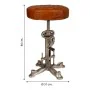 Tabouret Alexandra House Living Marron Cuir Bois Fer 31 x 46 x 31 cm de Alexandra House Living, Chaises et canapés - Réf : D1...