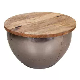 Table Basse Alexandra House Living Naturel Fer Bois de manguier 68 x 44 x 68 cm de Alexandra House Living, Tables - Réf : D16...