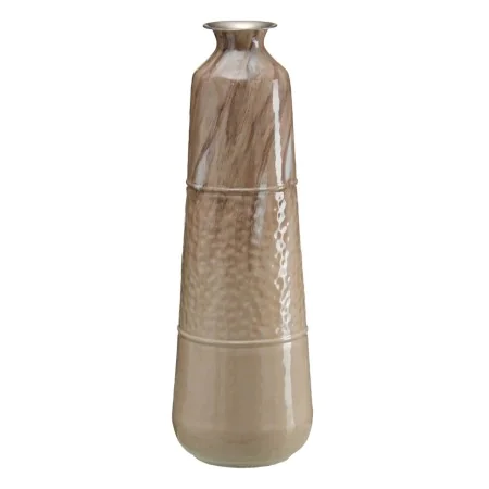 Vase Beige Fer 28 x 28 x 84 cm de BigBuy Home, Vases - Réf : S8804297, Prix : 195,12 €, Remise : %