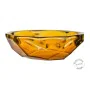 Recycled Glass Centerpiece Amber recycled glass 25 x 25 x 8 cm by BigBuy Home, Party items - Ref: S8804301, Price: 21,16 €, D...