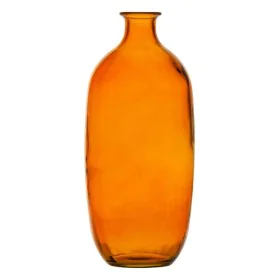 Vase Amber recycled glass 13 x 13 x 31 cm by BigBuy Home, Vases - Ref: S8804304, Price: 15,75 €, Discount: %