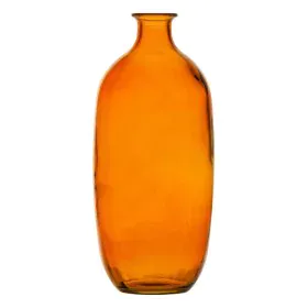 Vase Amber recycled glass 13 x 13 x 31 cm by BigBuy Home, Vases - Ref: S8804304, Price: 16,41 €, Discount: %