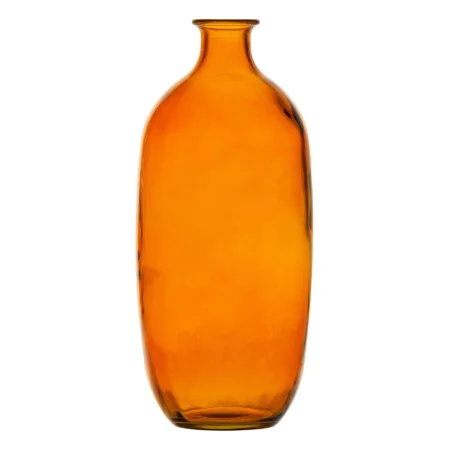 Vase Ambre verre recyclé 13 x 13 x 31 cm de BigBuy Home, Vases - Réf : S8804304, Prix : 16,41 €, Remise : %